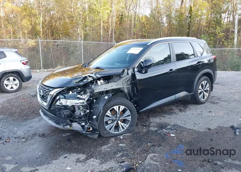2022 Nissan Rogue Sv Fwd из США, поврежденный, VIN 5N1BT3BA6NC719827